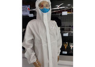do vestido descartável do isolamento de 68gsm SMS equipamento de proteção pessoal do PPE